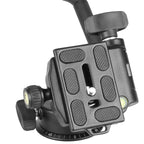 Q08 Three-Dimensional Damping 360 Degree Panorama Scale Leveling Metal Tripod Heads, Q08