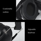 Headphone Cushion Cover – Learn Sleep Industry Noise Reduction Earmuffs Shooting Soundproof...