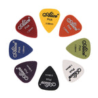 Alice 50 PCS ABS Electric Guitar Picks, Random Color Delivery, Frosted 0.58mm, Mirror 0.58mm, Frosted 0.71mm, Mirror 0.71mm, Frosted 0.81mm, Mirror 0.81mm, Frosted 0.96mm, Mirror 0.96mm, Frosted 1.2mm, Mirror 1.2mm, Frosted 1.5mm, Mirror 1.5mm         ... Frosted 0.58mm