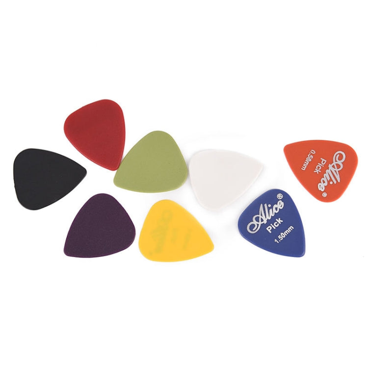 Alice 50 PCS ABS Electric Guitar Picks, Random Color Delivery, Frosted 0.58mm, Mirror 0.58mm, Frosted 0.71mm, Mirror 0.71mm, Frosted 0.81mm, Mirror 0.81mm, Frosted 0.96mm, Mirror 0.96mm, Frosted 1.2mm, Mirror 1.2mm, Frosted 1.5mm, Mirror 1.5mm         ...