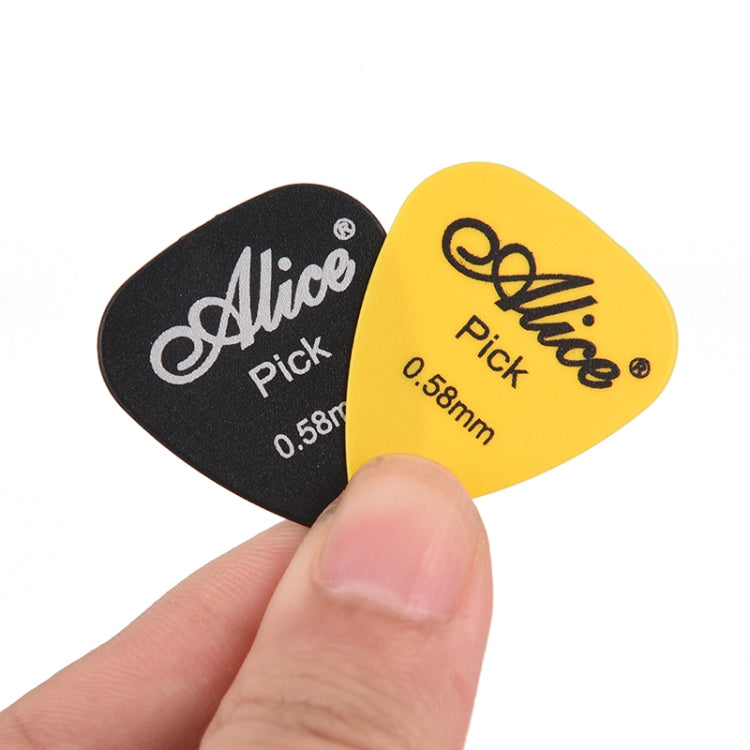 Alice 50 PCS ABS Electric Guitar Picks, Random Color Delivery, Frosted 0.58mm, Mirror 0.58mm, Frosted 0.71mm, Mirror 0.71mm, Frosted 0.81mm, Mirror 0.81mm, Frosted 0.96mm, Mirror 0.96mm, Frosted 1.2mm, Mirror 1.2mm, Frosted 1.5mm, Mirror 1.5mm         ...