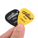 Alice 50 PCS ABS Electric Guitar Picks, Random Color Delivery, Frosted 0.58mm, Mirror 0.58mm, Frosted 0.71mm, Mirror 0.71mm, Frosted 0.81mm, Mirror 0.81mm, Frosted 0.96mm, Mirror 0.96mm, Frosted 1.2mm, Mirror 1.2mm, Frosted 1.5mm, Mirror 1.5mm         ...