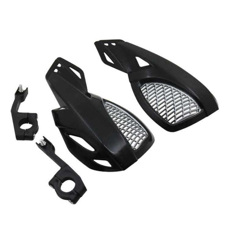 24CM Motorcycle Handguard Hand Guard Protector for Kawasaki Suzuki Honda Yamaha Moto Dirt Bike ATVS With Mount Kit Black