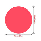 12 Inch Food Grade Silicone Microwave Oven Mat Round Silicone Placemat Non-Slip Insulation Mat, Black, Red, Blue, Green, Purple, Gray