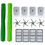 Robot Sweeping Brush + Hippa + Side Brush + Dust Bag Set For iRobot Roomba S9 S9+, 14 PCS/Set 14 PCS Set