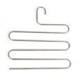 5 Layers S Shape Multi-Functional Clothes Hangers Pants Storage Hangers, S Shape Hangers S Shape Hangers