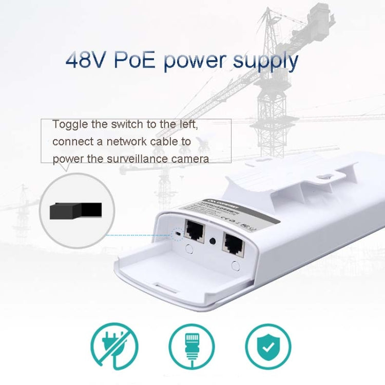 COMFAST E314n 300mbps Covers 5 Kilometers Wifi Base Station Wireless Bridge, EU Plug, US Plug, UK Plug – TPU