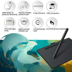 Wacom CTL-4100 Tablet Intuos Hand-Painted Board Computer Drawing Board Handwriting Board, CTL-4100 – Durable Build, Easy to Use