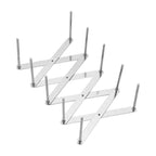LsCook Retractable Storage Rack Kitchen Foldable Multifunctional Steam Rack Stainless Steel Kitchen Utensil Rack, Stainless Steel Rack