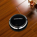 2 In 1 Rechargeable Floor Sweeping Robot Dust Catcher Intelligent Auto-Induction Floor Sweeping Robot Vacuum Cleaner, Black, White Black