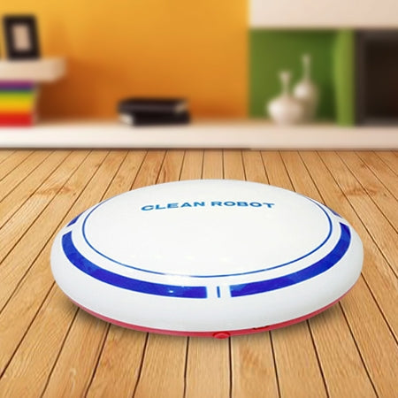 2 In 1 Rechargeable Floor Sweeping Robot Dust Catcher Intelligent Auto-Induction Floor Sweeping Robot Vacuum Cleaner, Black, White – Durable Build, Easy to Use White