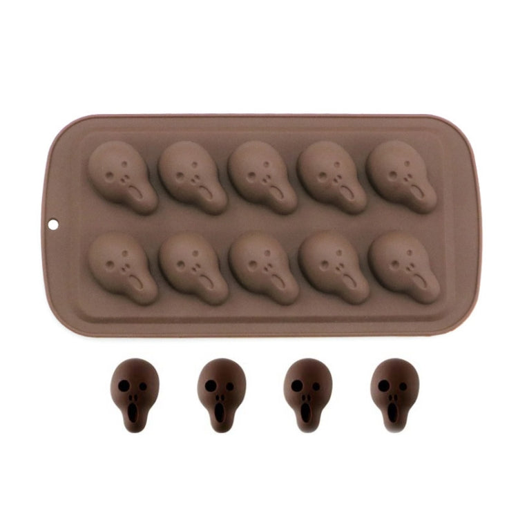 Halloween Cartoon Baking Set Chocolate Mold, Skull Shape, Pumpkin Head Shape, Bat Shape – Durable Build, Easy to Use Skull Shape Skull