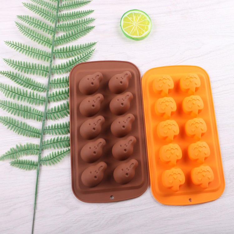 Halloween Cartoon Baking Set Chocolate Mold, Skull Shape, Pumpkin Head Shape, Bat Shape – Durable Build, Easy to Use