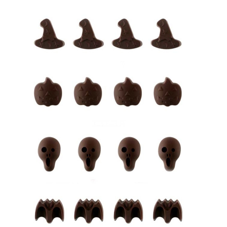 Halloween Cartoon Baking Set Chocolate Mold, Skull Shape, Pumpkin Head Shape, Bat Shape – Durable Build, Easy to Use
