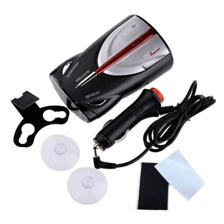 12V Laser Anti Radar Car Detector 360 Degree Led Display Police Speedometer Voice Alert/Alarm, 360 Degree 360 Degree