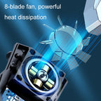 Accessory – Mobile Phone Physical Fan Cooler Portable Suction Cup Phone Fast...