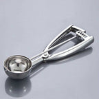 Stainless Steel Ice Cream Spoon Scooper Fruit Scoop, 39mm, 44mm, 50mm