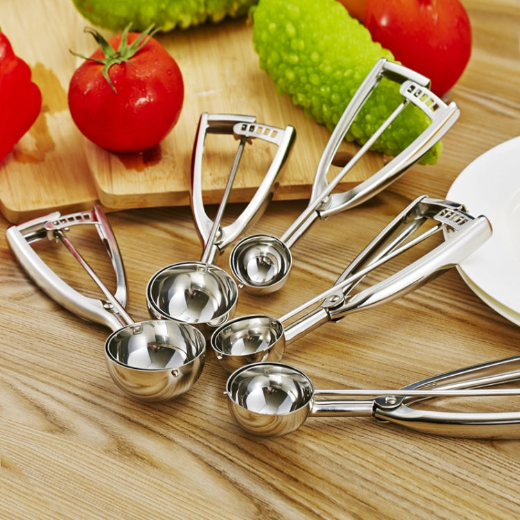 Stainless Steel Ice Cream Spoon Scooper Fruit Scoop, 39mm, 44mm, 50mm
