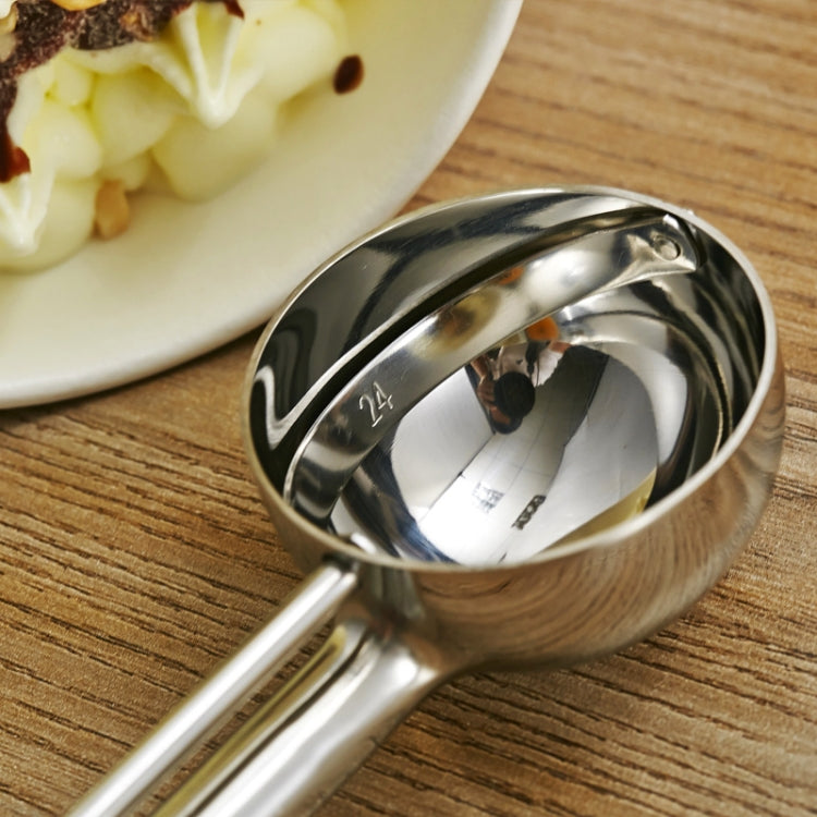 Stainless Steel Ice Cream Spoon Scooper Fruit Scoop, 39mm, 44mm, 50mm