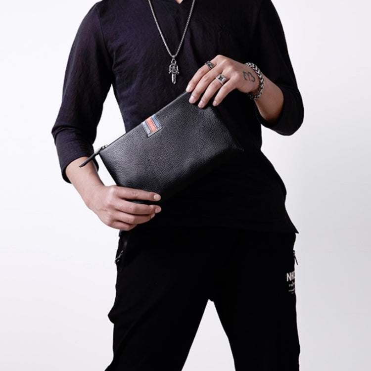 Men Leather Casual Clutch Leather Smart Anti-Theft & Anti-Lost Coin Purse, Large, Small – Card Slot, Leather