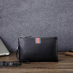 Men Leather Casual Clutch Leather Smart Anti-Theft & Anti-Lost Coin Purse, Large, Small – Card Slot, Leather