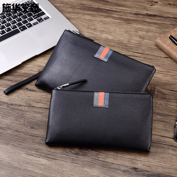 Men Leather Casual Clutch Leather Smart Anti-Theft & Anti-Lost Coin Purse, Large, Small – Card Slot, Leather