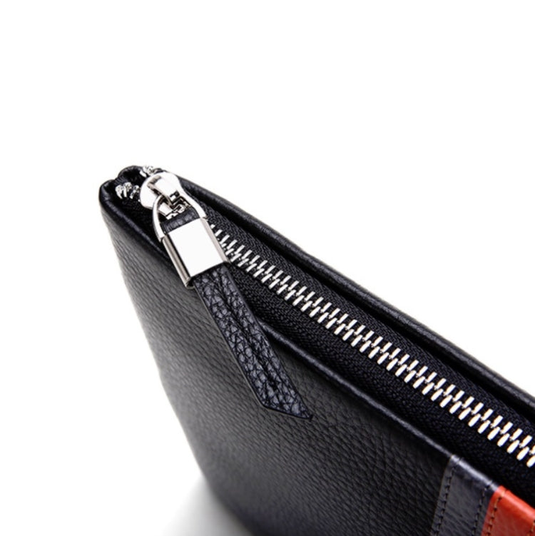 Men Leather Casual Clutch Leather Smart Anti-Theft & Anti-Lost Coin Purse, Large, Small – Card Slot, Leather