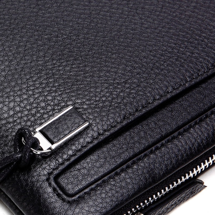 Men Leather Casual Clutch Leather Smart Anti-Theft & Anti-Lost Coin Purse, Large, Small – Card Slot, Leather