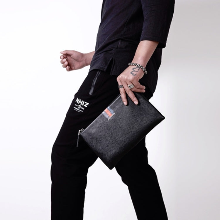 Men Leather Casual Clutch Leather Smart Anti-Theft & Anti-Lost Coin Purse, Large, Small – Card Slot, Leather