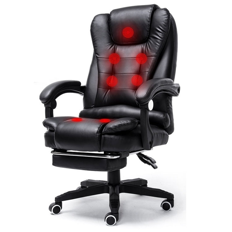 Modern Minimalist Lift Swivel Chair Lazy Seat Gaming Massage Office Chair With Steel Feet – Waterproof, Leather