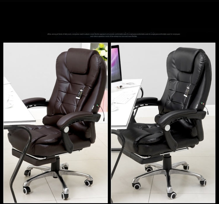 Modern Minimalist Lift Swivel Chair Lazy Seat Gaming Massage Office Chair With Steel Feet – Waterproof, Leather