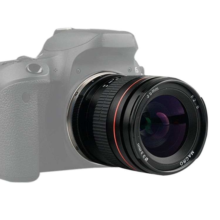 Lightdow 35mm F2.0 Wide-Angle Lens Full-Frame Portrait Micro SLR Manual Fixed Focus Lens, 35mm F2.0 35mm F2.0