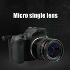 Lightdow 35mm F2.0 Wide-Angle Lens Full-Frame Portrait Micro SLR Manual Fixed Focus Lens, 35mm F2.0