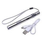 Pen Design USB Rechargeable Flashlight Powerful Mini LED Lamp Default Title
