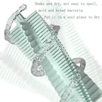 Silicone Baby Bottle Long Handle Cup Cleaning Brush 360 Degree Rotating Bottle Brush, Green, Pink, Light Blue