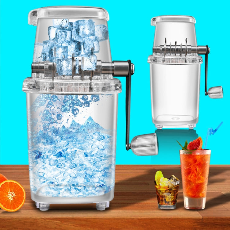 Small Household Manual Ice Crusher Multifunctional DIY Hand-Cranked Ice Machine, Hand-Cranked Ice Machine Hand-Cranked Ice Machine