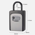 KS6500 Installation-free Hanging Decoration Key Password Box, Grey