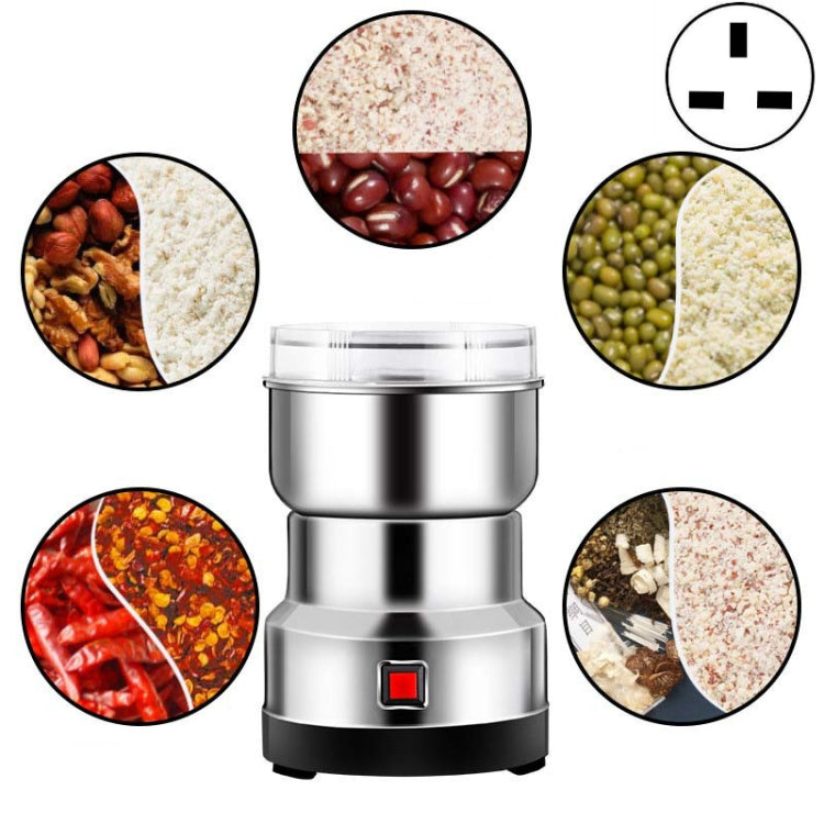Daisheng Medicinal Material Grinder Powder Machine Household Small Stainless Steel Grinder, CN Plug, US Plug, EU Plug, UK Plug – Durable Build, Easy to Use UK Plug