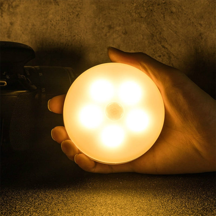 Intelligent Human Body Induction LED Night Light Control Bedroom Bedside Table Lamp, Battery Model, Rechargeable – Waterproof