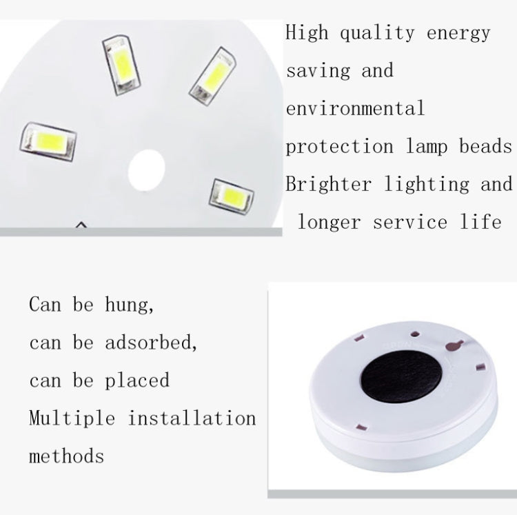 Intelligent Human Body Induction LED Night Light Control Bedroom Bedside Table Lamp, Battery Model, Rechargeable – Waterproof