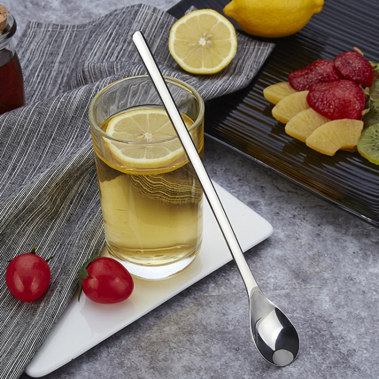 Stainless Steel Long-Handled Coffee Stirring Spoon Ice Cream Spoon Default Title