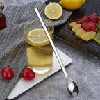 Stainless Steel Long-Handled Coffee Stirring Spoon Ice Cream Spoon Default Title