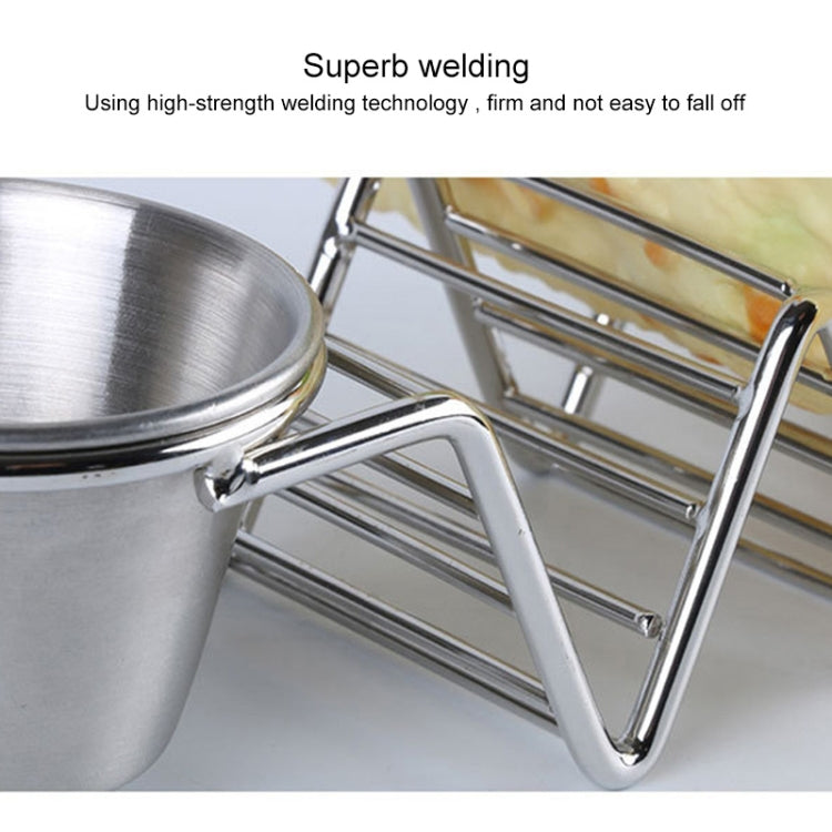 Taco Rack Stainless Steel 304 Taco Rack Taco Pancake Stand, Single Head Double Cup