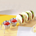 Taco Rack Stainless Steel 304 Taco Rack Taco Pancake Stand, Single Head Double Cup Single Head Double Cup