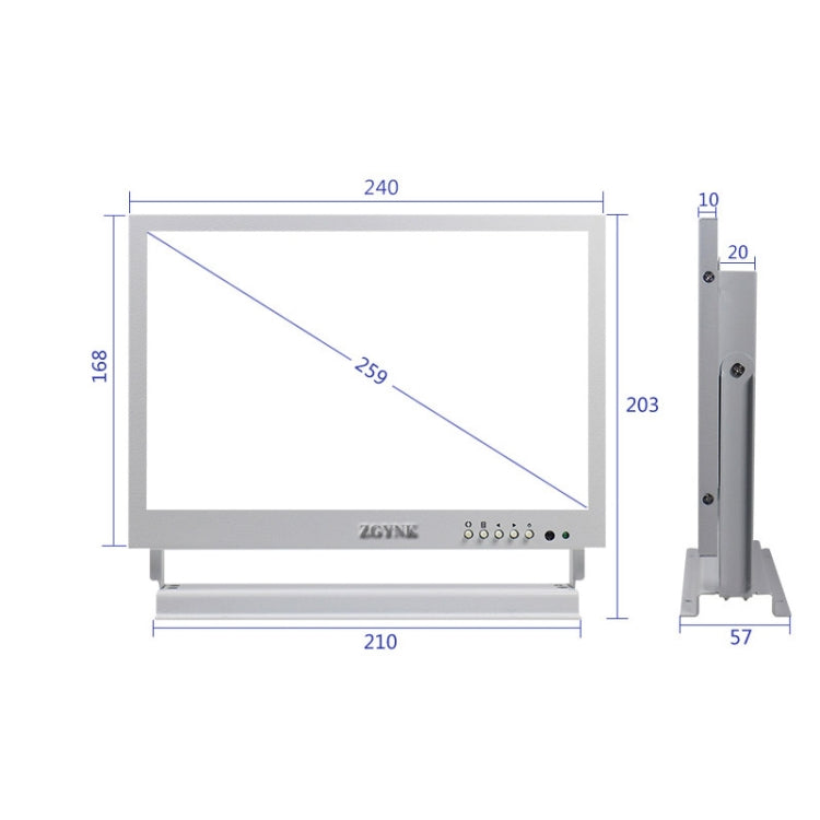 ZGYNK TB1016 10 Inch LCD Screen Ear Picking Equipment High-Definition Video Storage Display, US Plug, Regular Version, Ear Picking Video Version – 4K