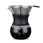 High Temperature Resistant Coffee Maker, 200ml With Strainer, 400ml With Strainer, 200ml Without Strainer, 400ml Without Strainer 200ml With Strainer