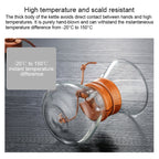Hand Coffee Pot High Temperature Resistant 400ml Glass Coffee Pot, Pot Without Strainer, Pot With Strainer