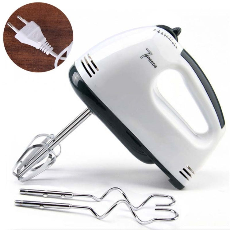 Whisk Electric Household Mini Whisk Baking Small Whipped Cream Machine, EU Plug+4 Stirring Rods, US Plug+4 Stirring Rods, UK Plug+4 Stirring Rods EU Plug+4 Stirring Rods