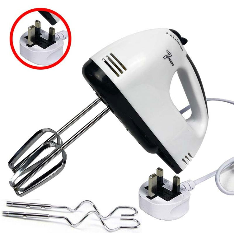 Whisk Electric Household Mini Whisk Baking Small Whipped Cream Machine, EU Plug+4 Stirring Rods, US Plug+4 Stirring Rods, UK Plug+4 Stirring Rods – Durable Build, Easy to Use UK Plug+4 Stirring Rods