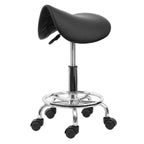 Saddle Chair Ergonomic Computer Chair Beauty Barber Mobile Chair Black